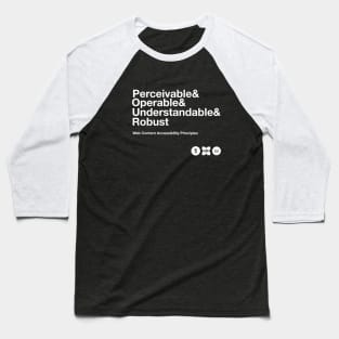 Accessibility POUR Baseball T-Shirt